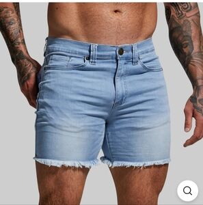 Born Primitive Light Blue Jean Shorts
